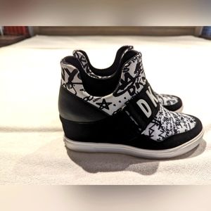 DKNY heeled sneakers